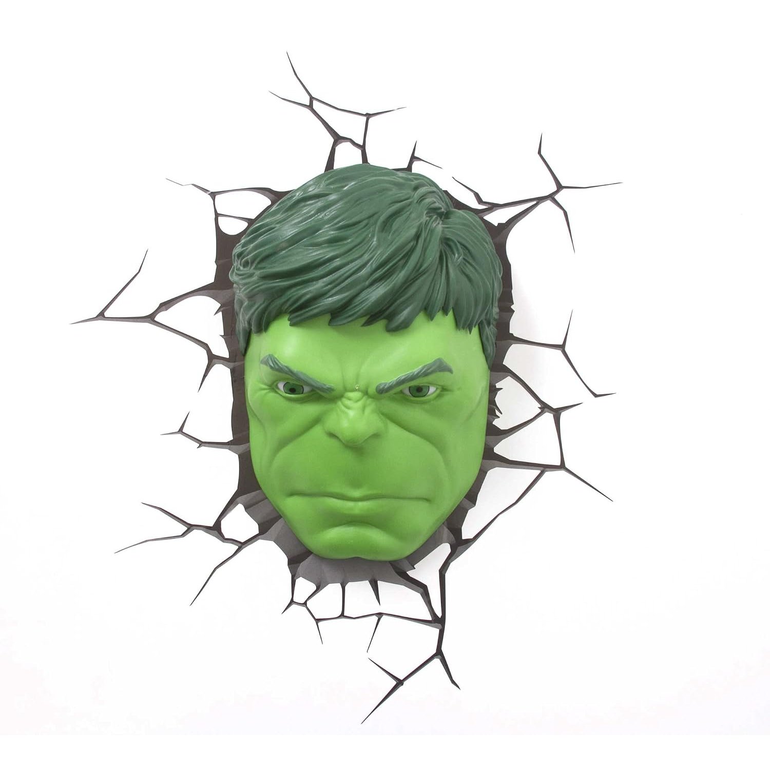 3DLightFX Marvel Avengers Hulk Face 3D Deco Light
