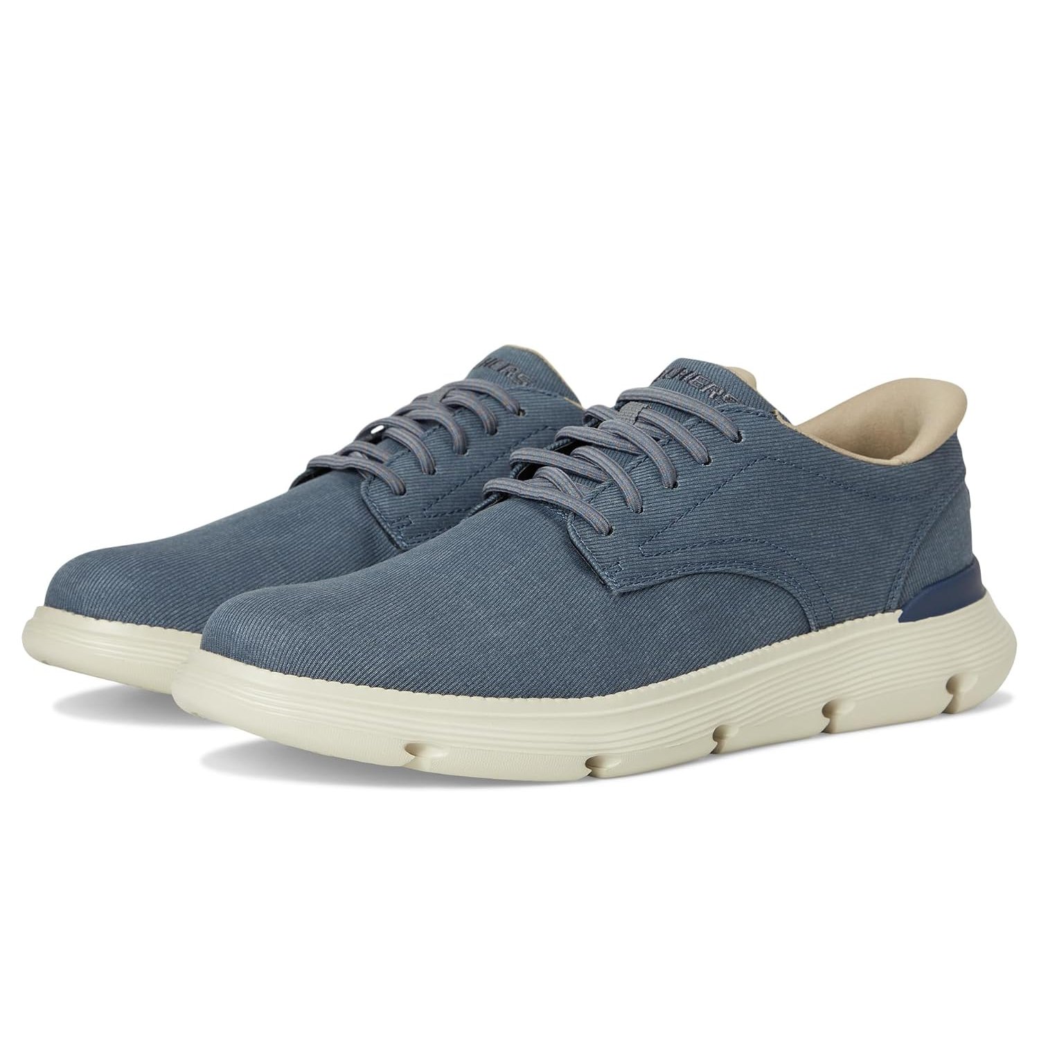 Skechers Mens Garza - Clive, Blue, 8.5