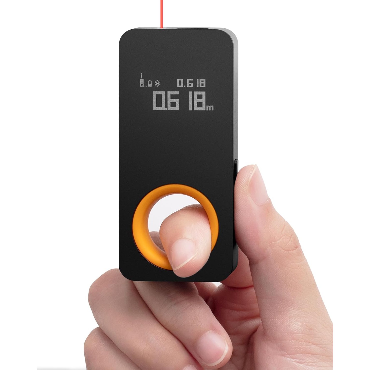HOTO Laser Measure Tool, Pocket-Size 98ft Digital Laser Distance Measure ±2mm Accuracy, USB-C Rechargeable, OLED Display, ft/m Unit, Real-Time Data Sync, Cool Gadgets Gifts for Men for Home & DIY