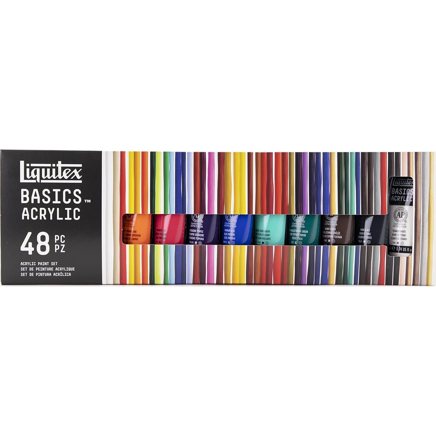 Liquitex 101048 Basics Acrylic Paint 48 Colors