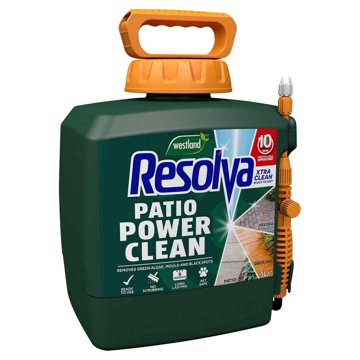 Resolva Xtra Clean RTU Patio Power 5L Power Pump