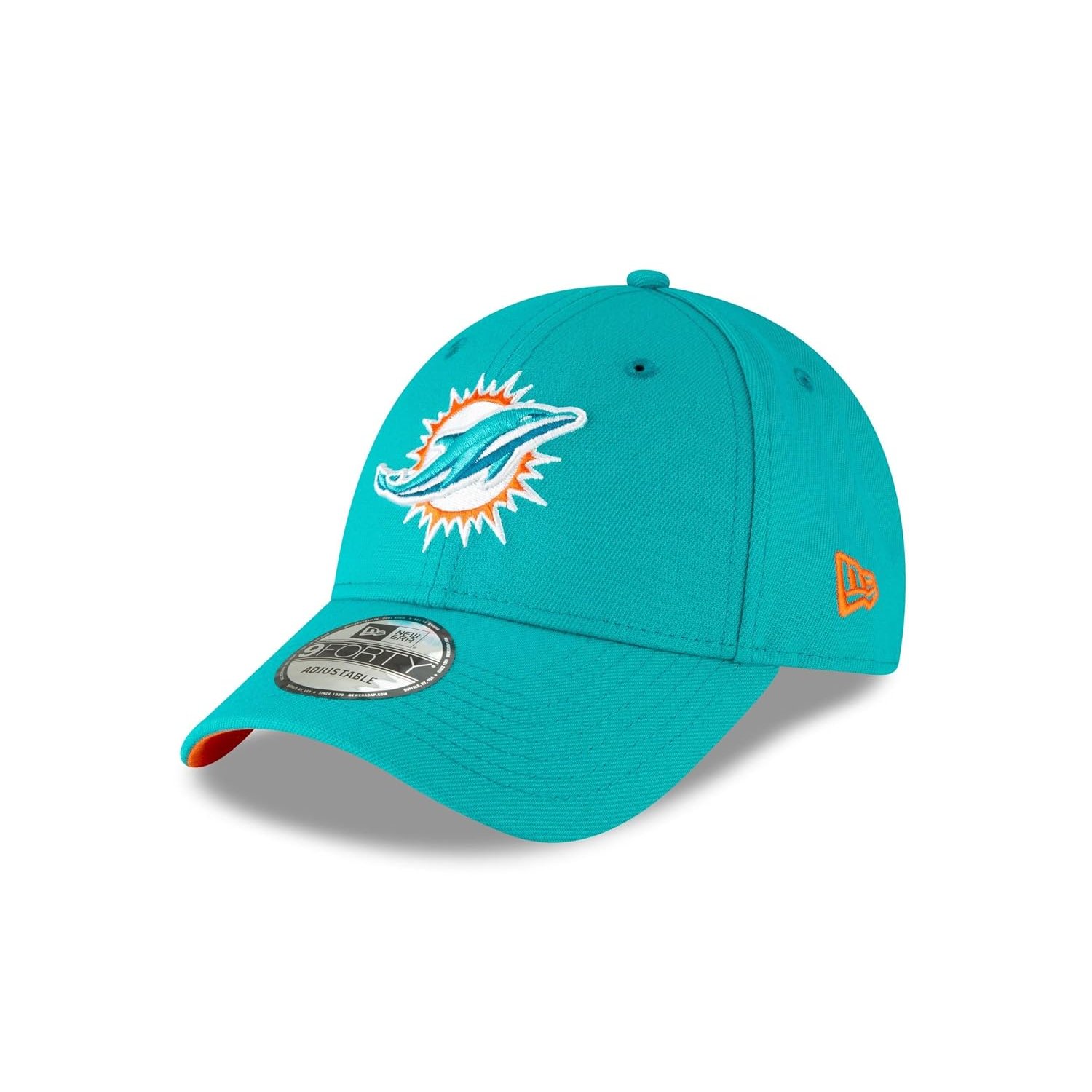 New Era Men's The League 9Forty Miami Dolphins Offical Team Colour Baseball Cap, Blue, One Size