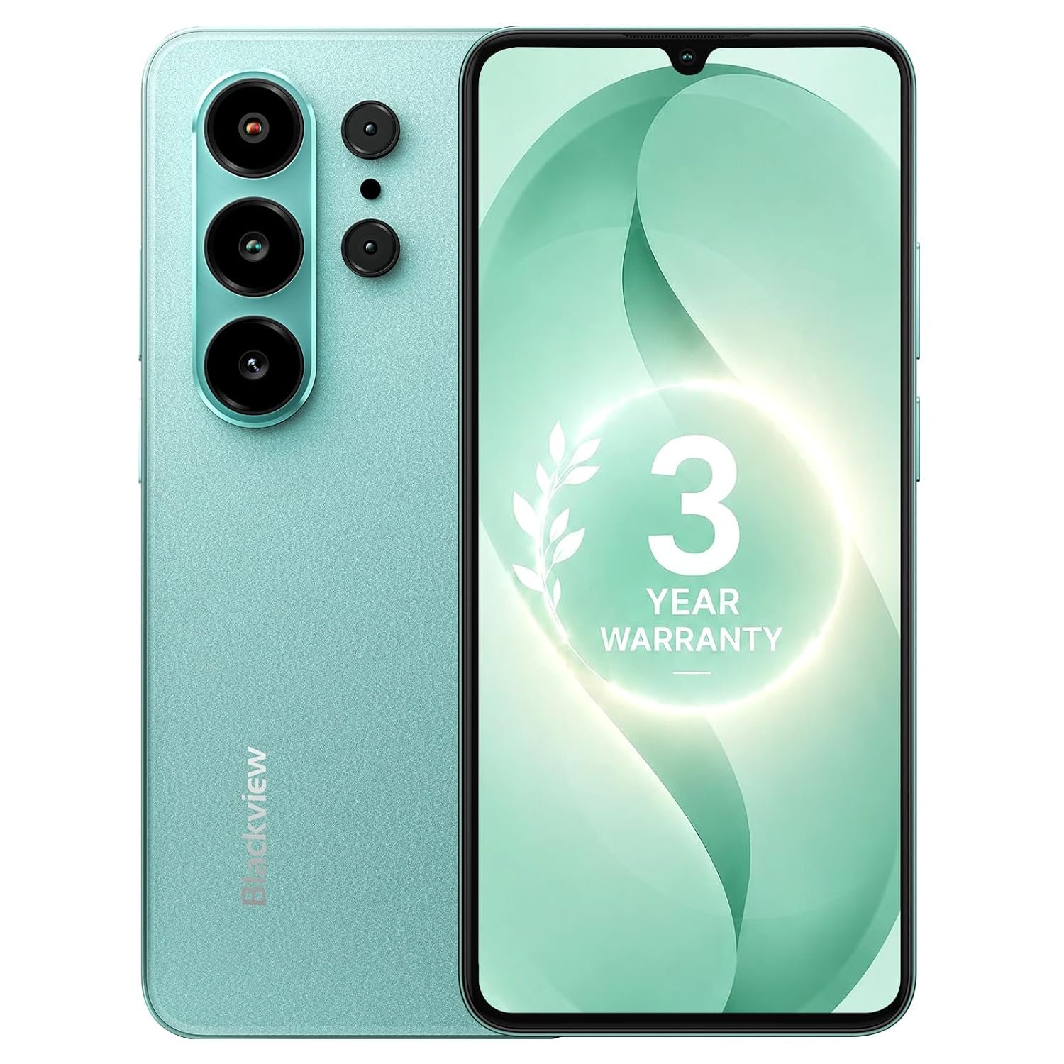 Blackview WAVE 10C Mobile Phones 128GB Android 16,6.88" Large Screen Unlocked Smart Phones 16GB+128GB(1TB Expand), Dual SIM Phone 32MP+13MP, Fingerprint/Face ID/GPS/OTG,3 Year Warranty Green 2026 New