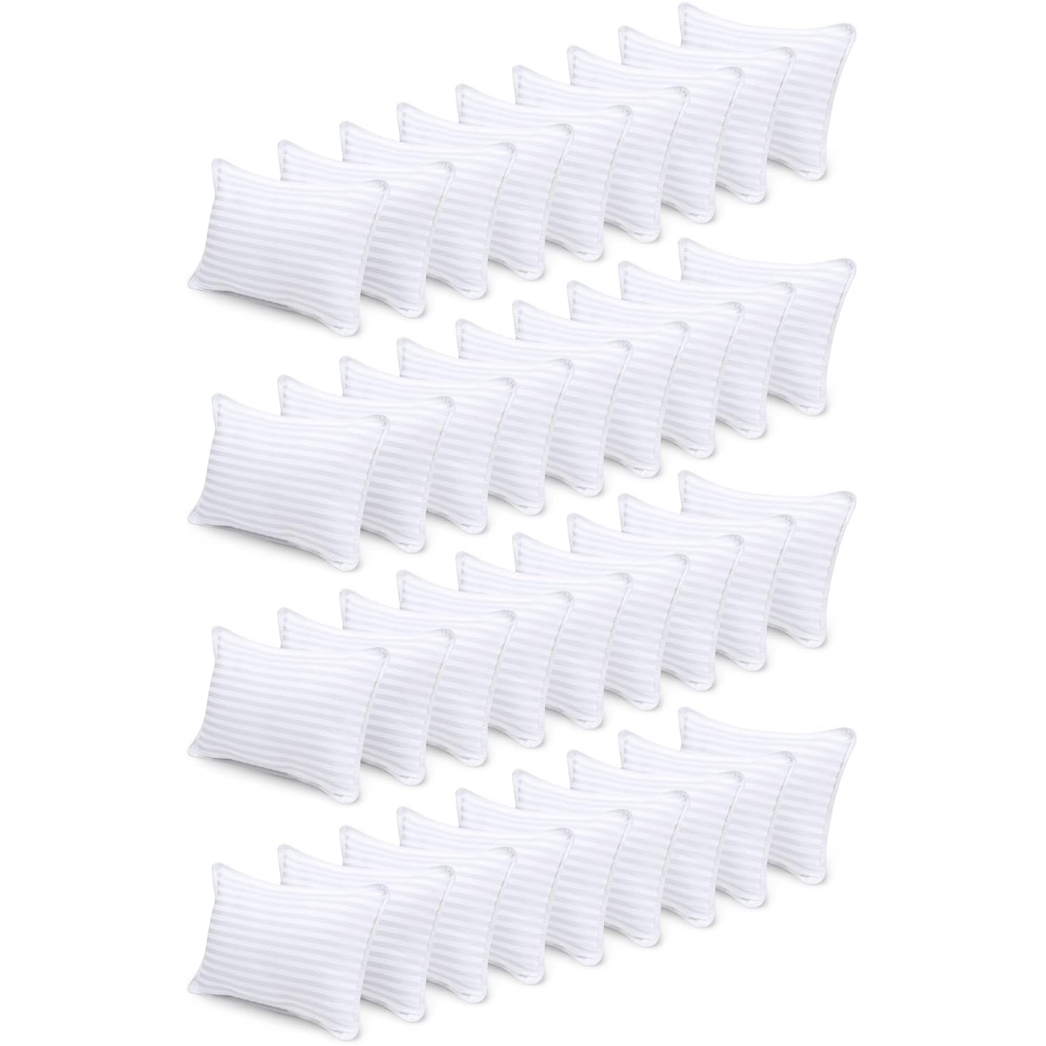 Utopia Bedding Toddler Pillows (White, 40 Pack), 33 x 45 cm Soft and Breathable Cot Pillows, Kids Travel Pillow Perfect for Toddler Bed (Intended for Age 2 and up)