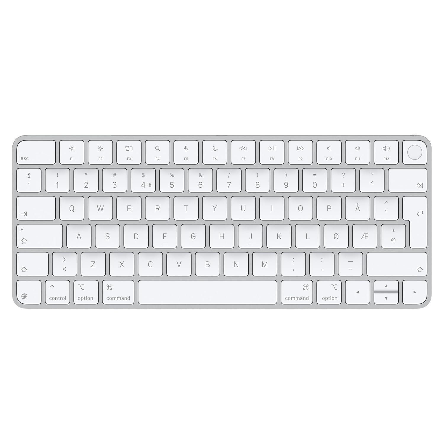 Apple Magic Keyboard with Touch ID for Mac models with Apple silicon - Norwegian 