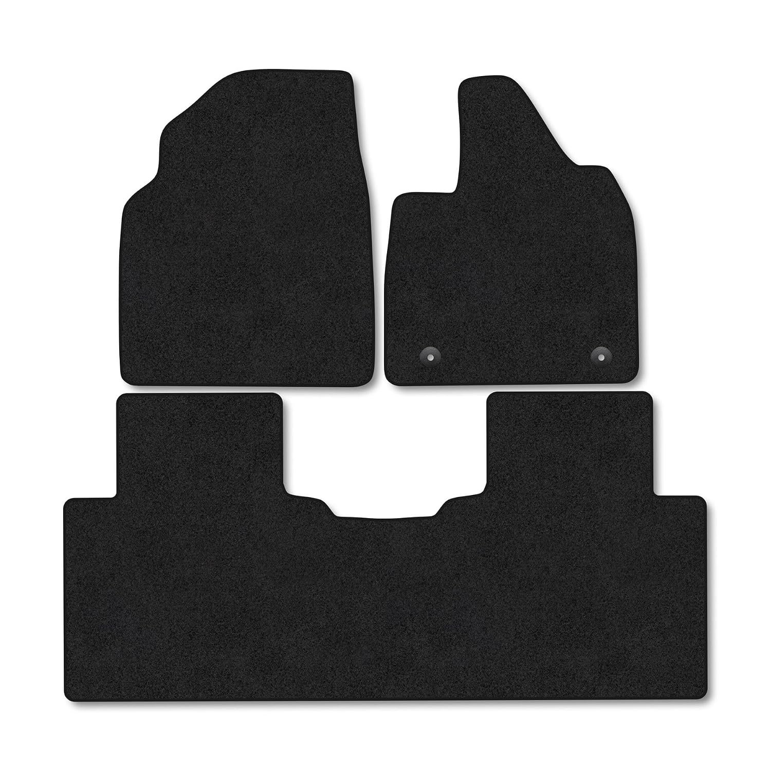 Leapmotor C10 (2024+) Car Mats Tailored Fit Carpet Floor Mats Non Slip Black Trim Full Coverage Compatible Accessory Front Rear Set Anti Slip Granulated Backing Hand-Finished Clips