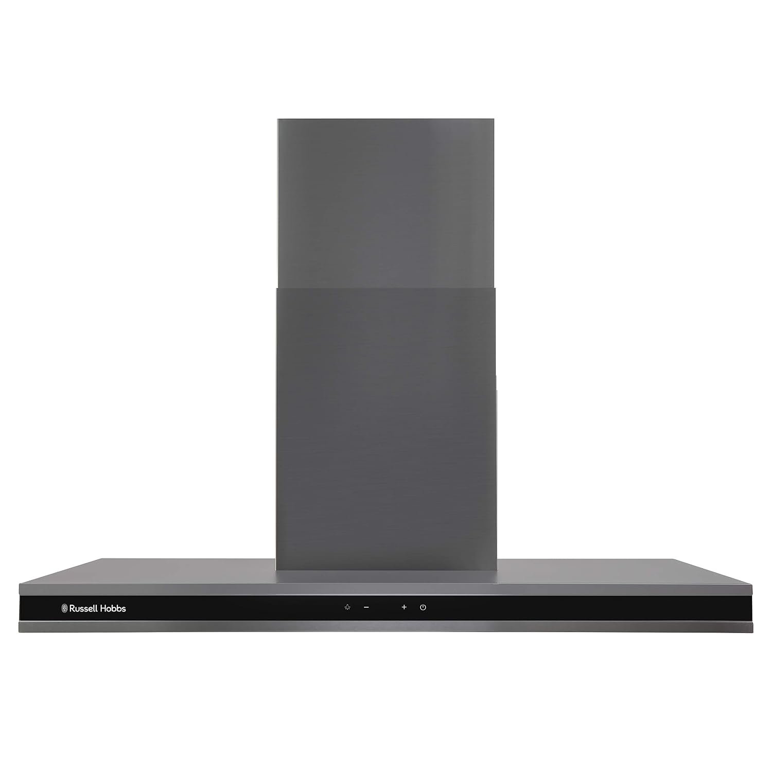 Russell Hobbs RHGCH903DS 90cm Midnight Collection T-Shaped Chimney Cooker Hood, Dark Steel
