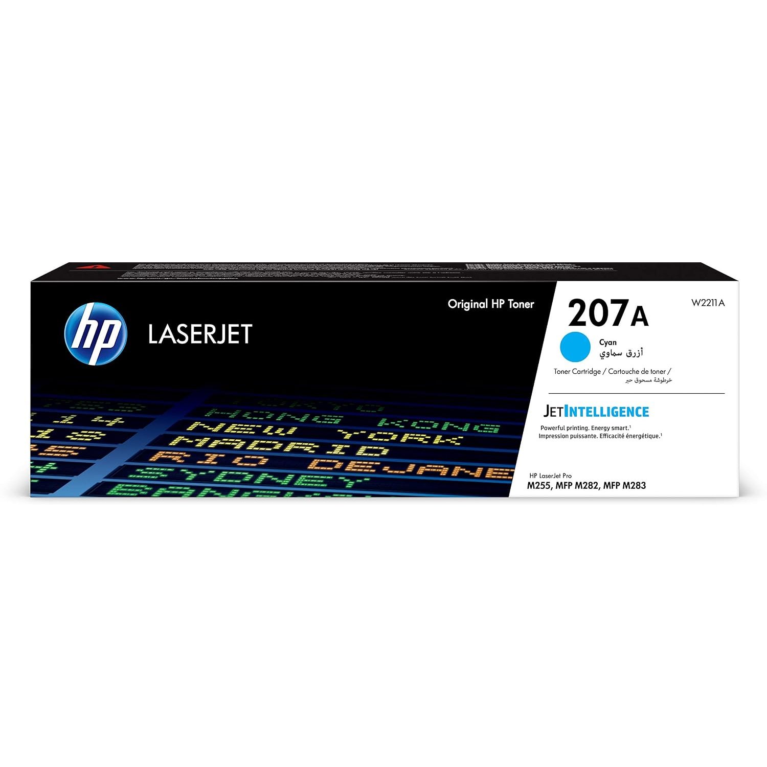HP W2211A 207A Original LaserJet Toner Cartridge, Cyan, Single Pack
