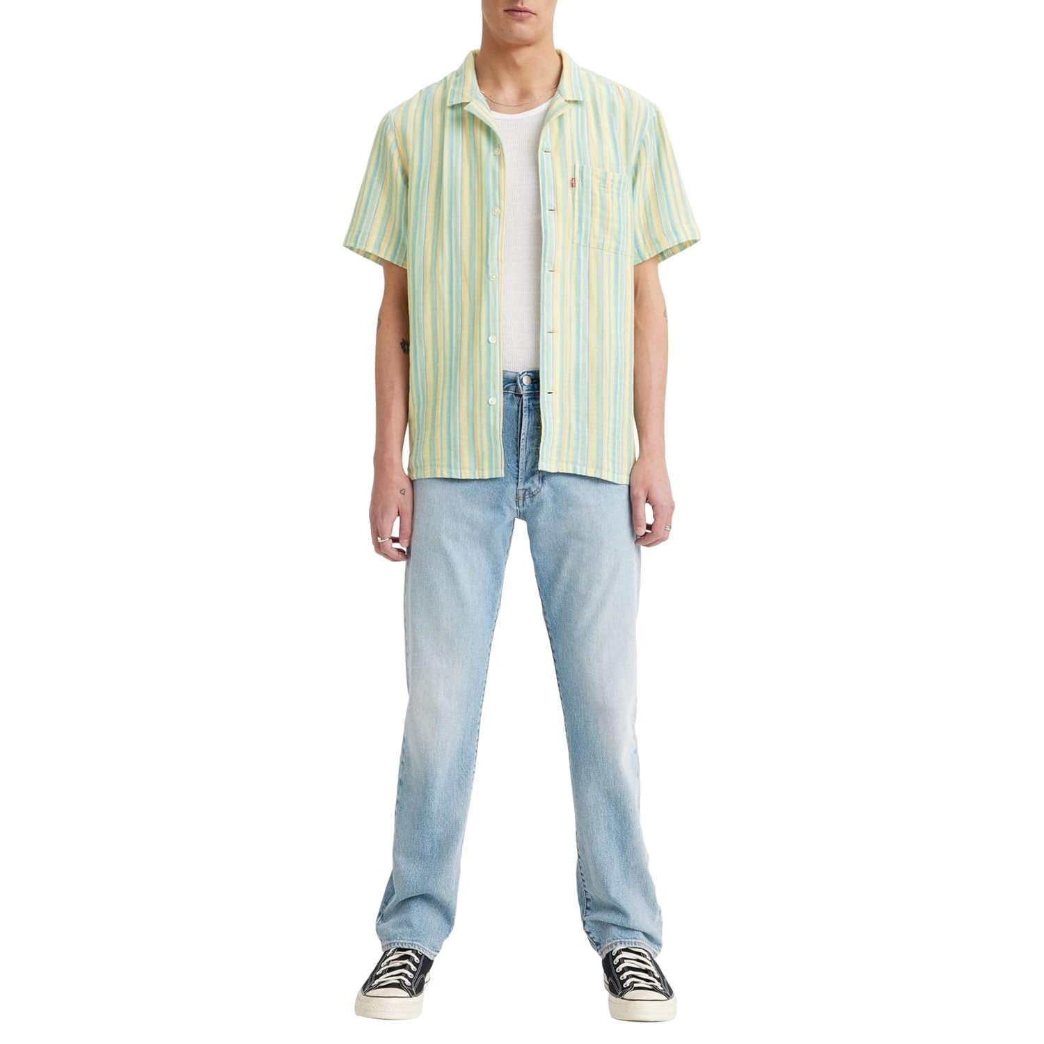 Levi's Men's 501 Original Fit Jeans, Stretch It Out, 28W / 32L