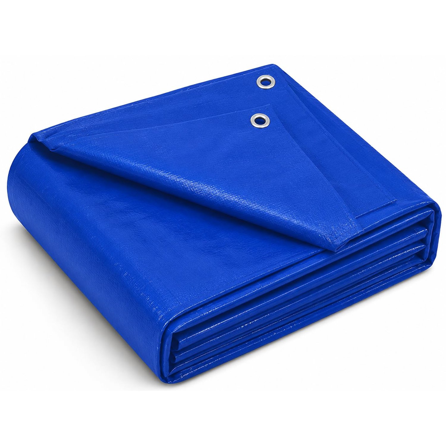 Blue Heavy Duty Tarpaulin Waterproof Cover Tarp Ground Camping Sheet Tent (12x15m)
