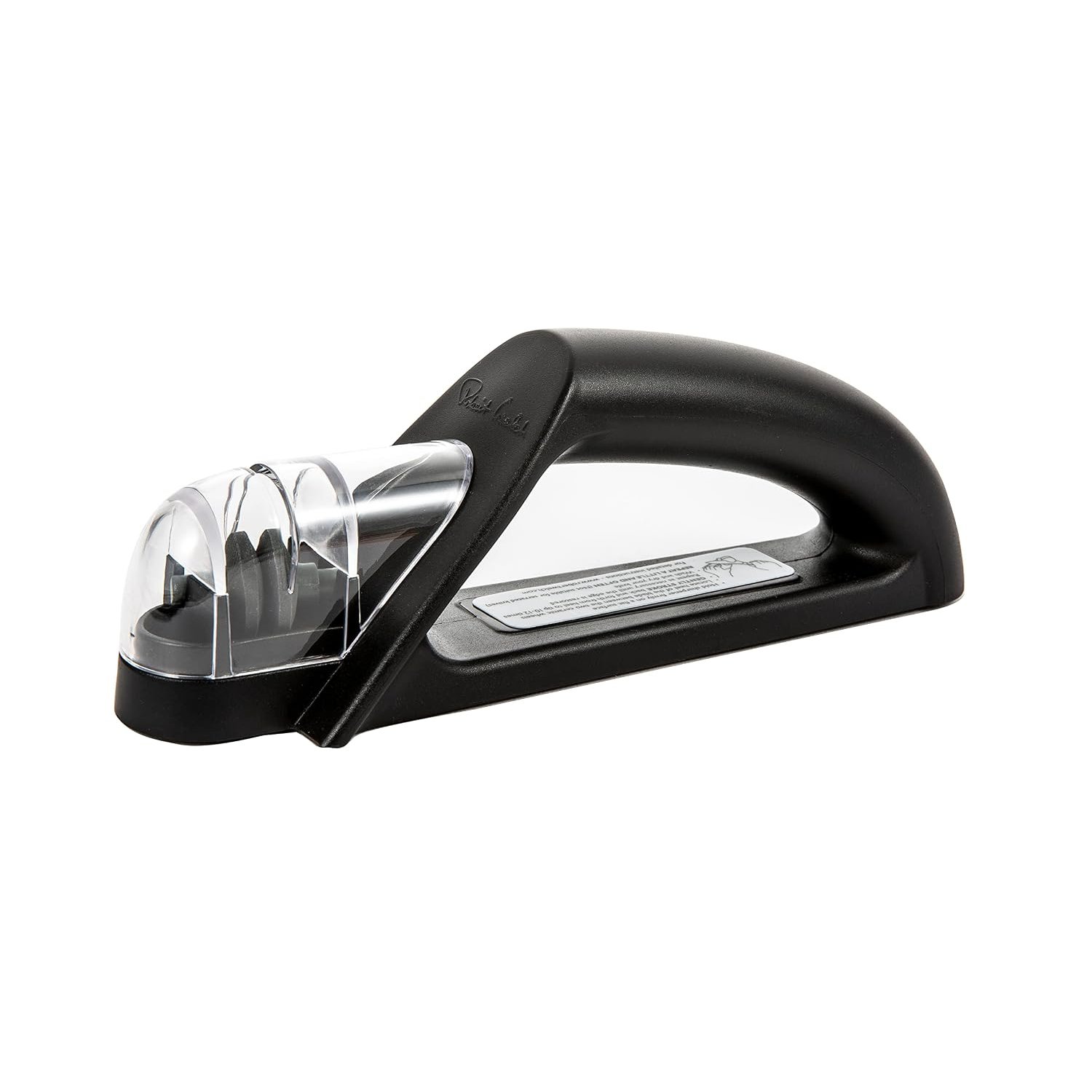 Robert Welch Hand-Held Knife Sharpener. MULTI AWARD WINNING DESIGN - The Ceramic Wheel Sharpens Blades To Exact 15° Angle. 10 Year Guarantee.