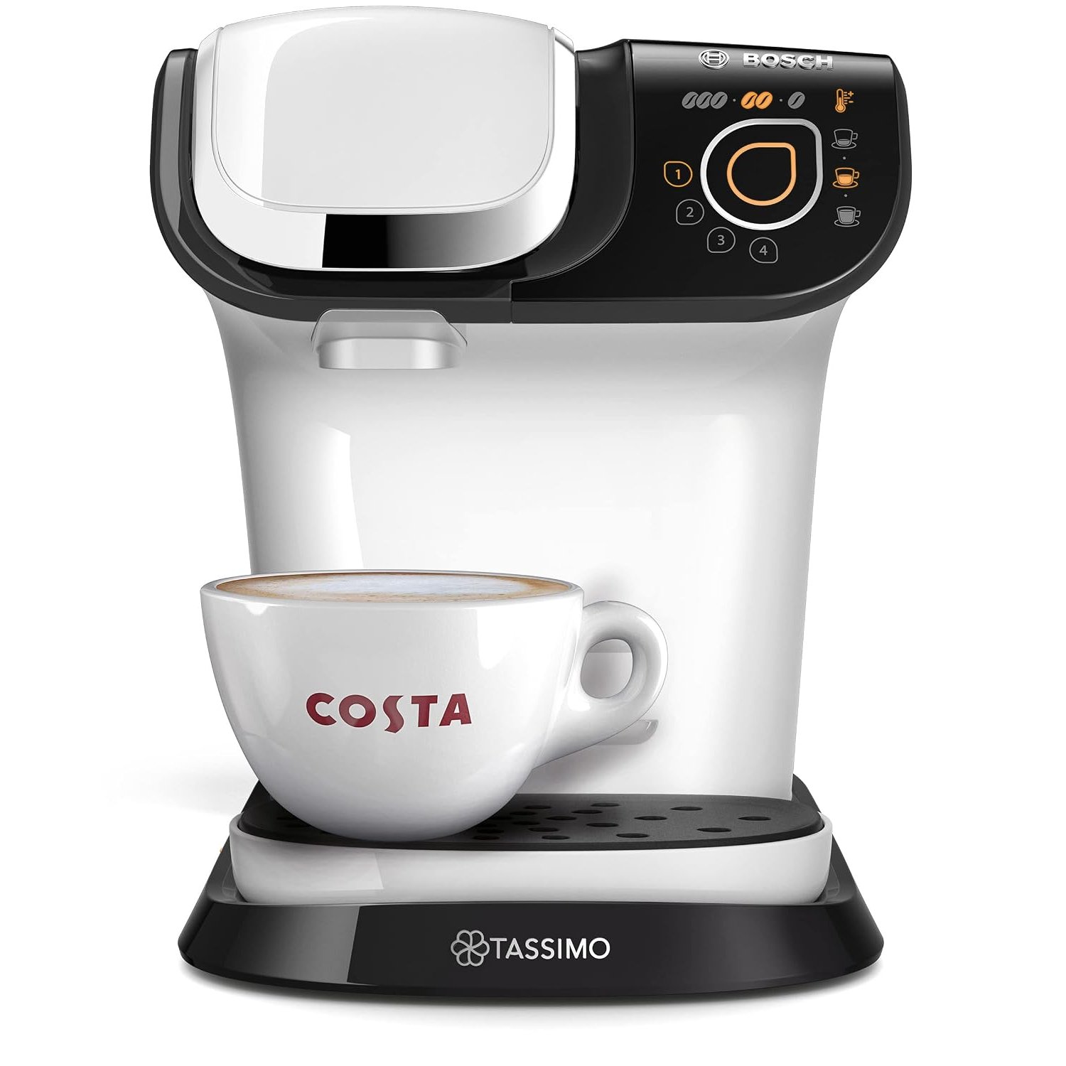 Tassimo by Bosch My Way 2 TAS6504GB Coffee Machine, 1500 Watt, 1.3 Litre - White