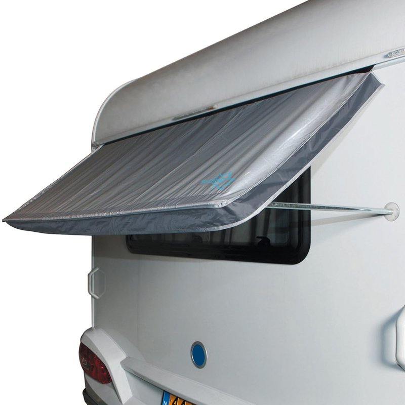 Bo-Camp - Caravan window awning - 180x75cm - Grey