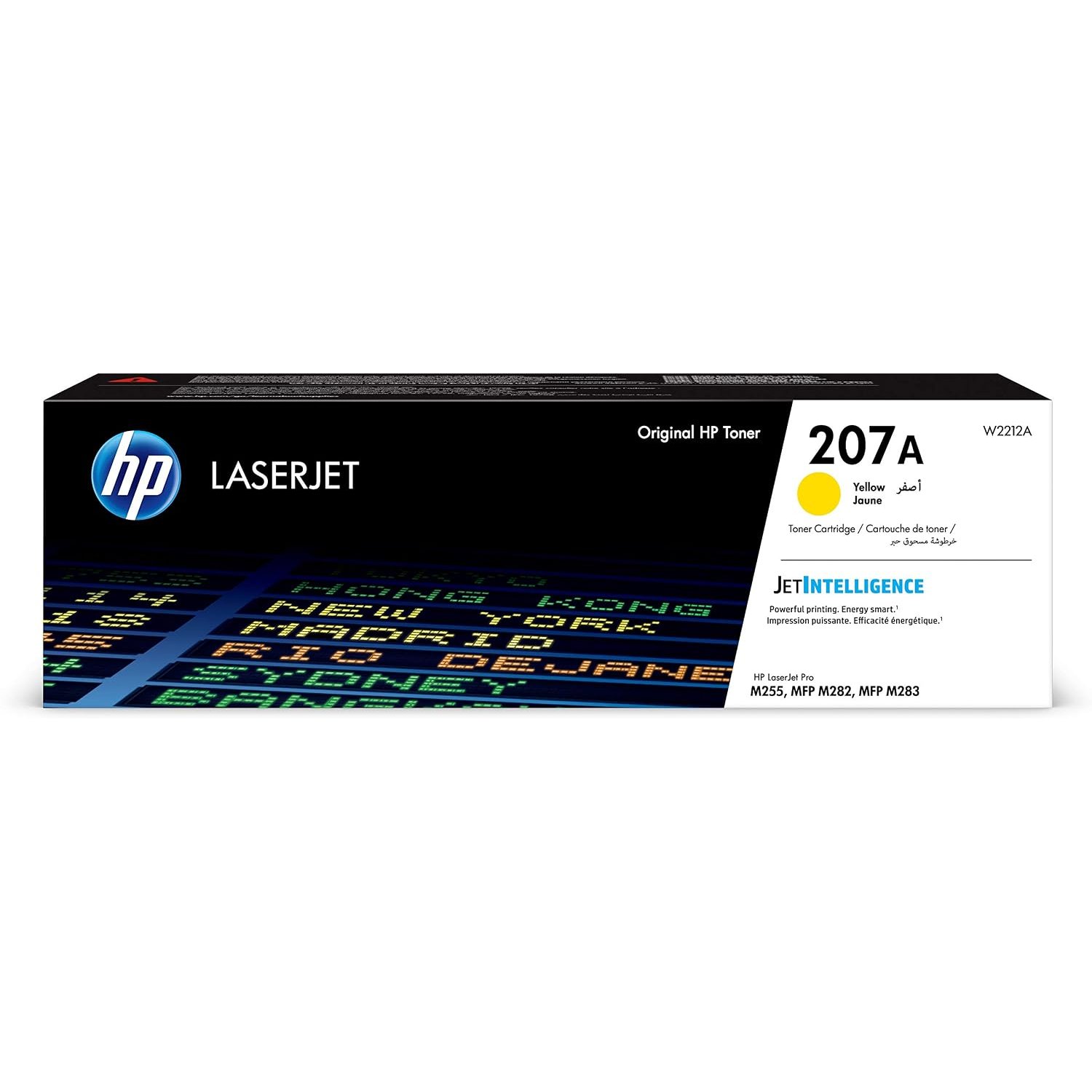 HP W2212A 207A Original LaserJet Toner Cartridge, Yellow, Single Pack