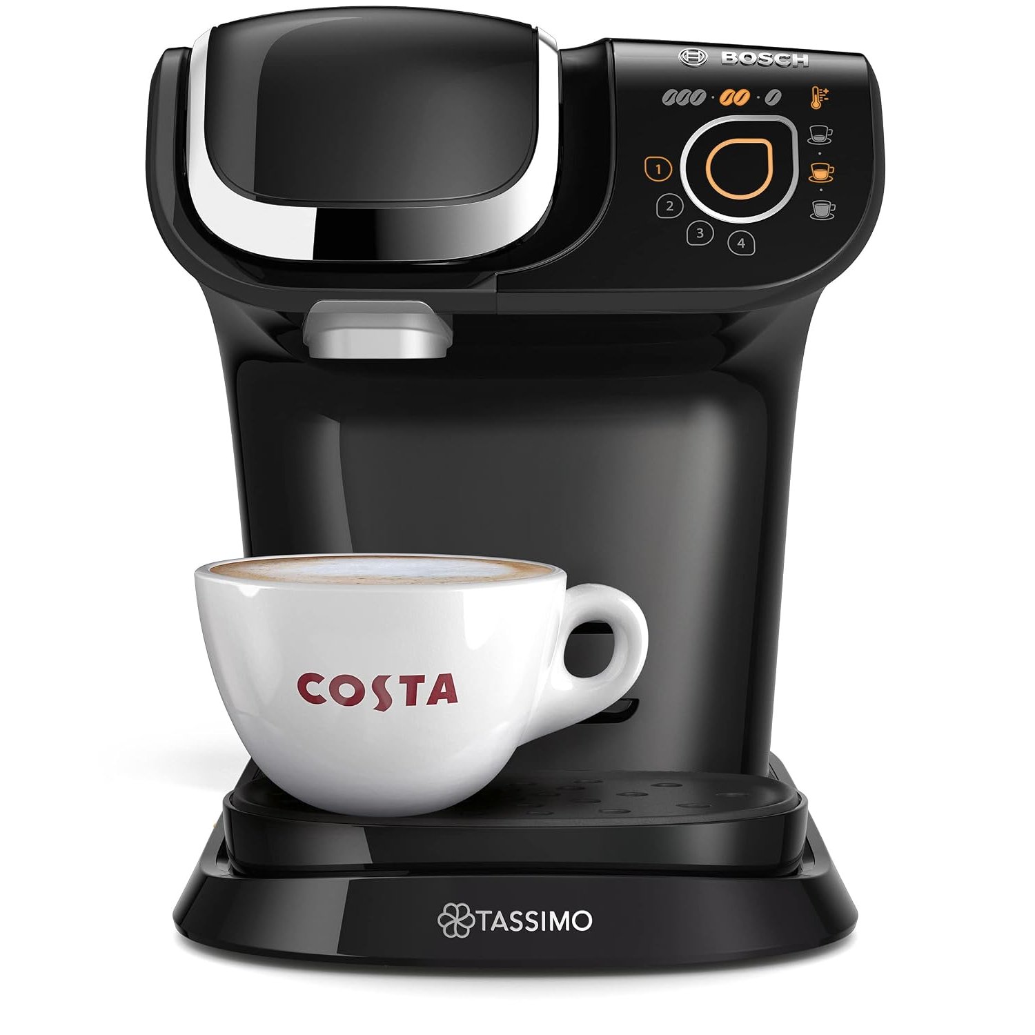 Tassimo by Bosch My Way 2 TAS6502GB Coffee Machine, 1500 Watt, 1.3 Litre - Black