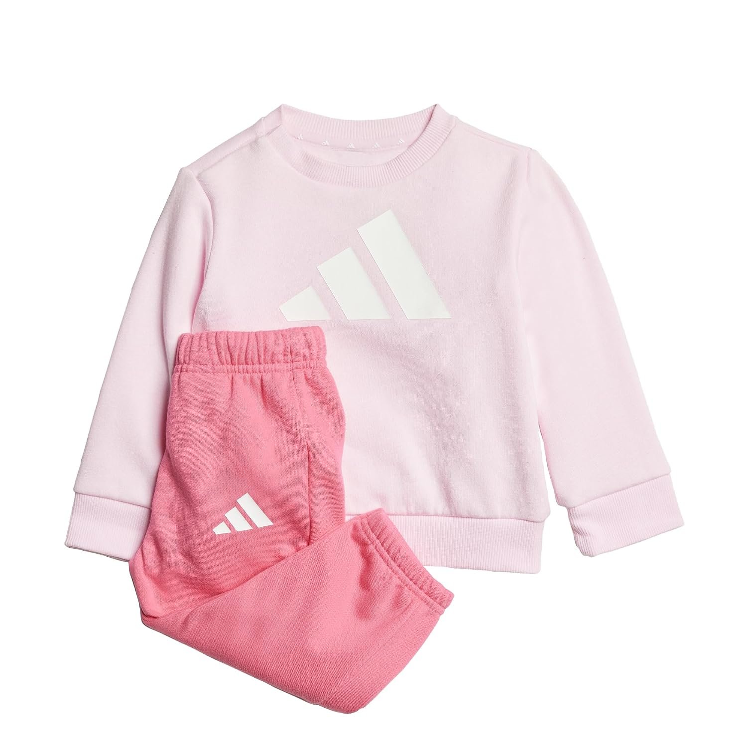 adidas Unisex Baby BIG LOGO ESSENTIALS JOGGER, Clear Pink/White, 18-24 Months