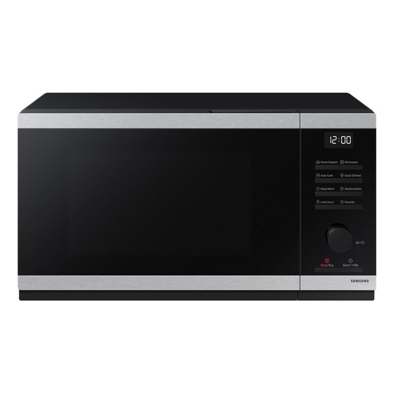 Samsung Solo Microwave, 800W, Capacity: 23 Litre, Type G, Push Buttons, Stainless Steel, MS23DG4504ATE3