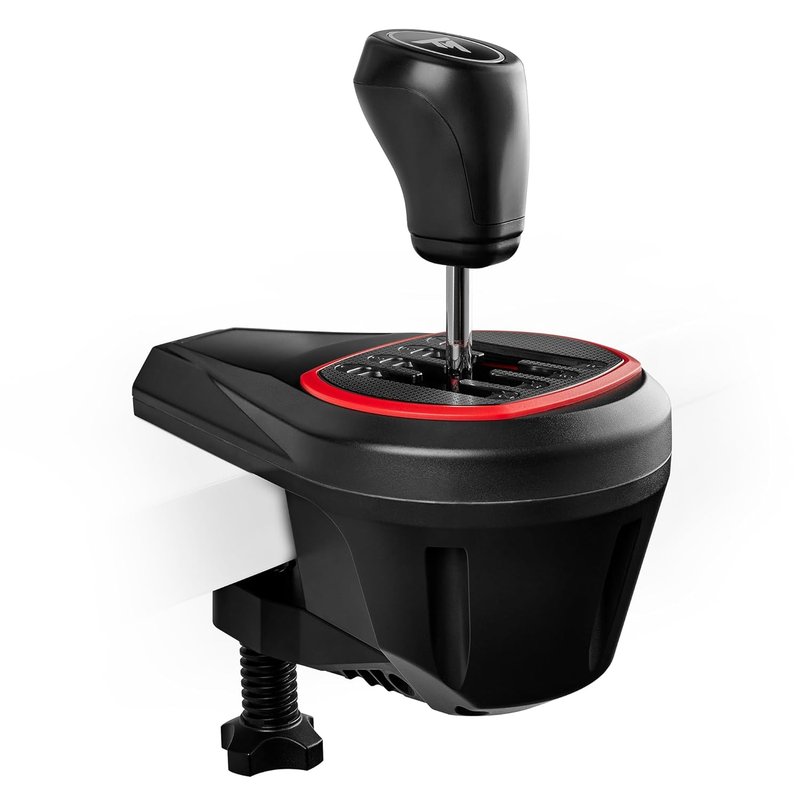 Thrustmaster TH8S Shifter Add-On for PS5, PS4, Xbox Series X|S, One, and PC – Sim Racing Gear with H-Pattern Shifter Plate, Compatible with Racing Wheels and Driving Simulator Sets