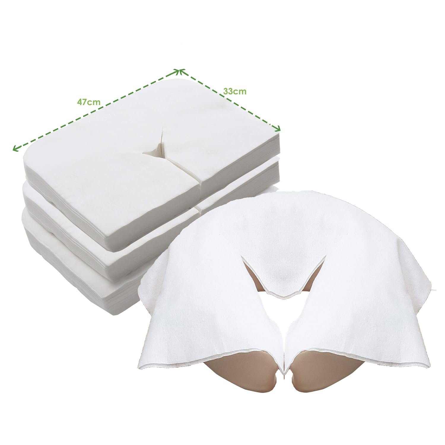BodyPro® Disposable Face Rest Covers -Luxury Med… view 1