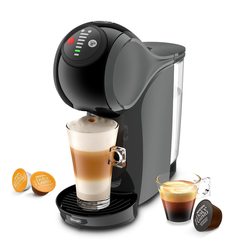 NESCAFÉ DOLCE GUSTO De'Longhi Genio S EDG226.A, Pod Coffee Machine, Compact Design, Adjustable Drink Size, 0.8L Removable Water Tank