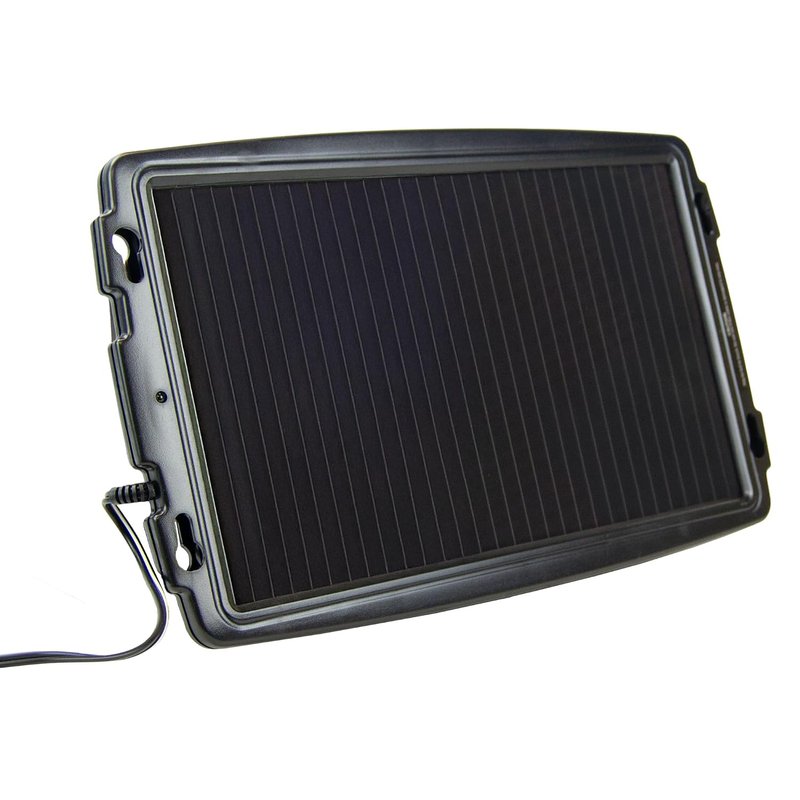 AA 5060114614185 Solar-Powered Car Battery Charger, Black, Mz0614762
