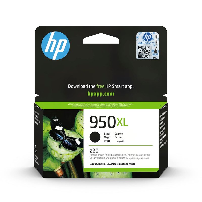 HP 950XL High Yield Black Original Ink Cartridge (CN045AE ) - Works with HP OfficeJet Pro 251, 276, 8100, 8600, 8610, 8616, 8620, 8640, 276dw