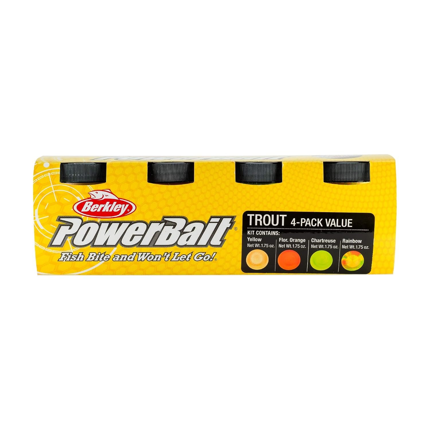 Berkley PowerBait Trout Bait Assortment 50g, Fishing Hook, Dough, Spinfishing, Trout, Unisex, Assorted