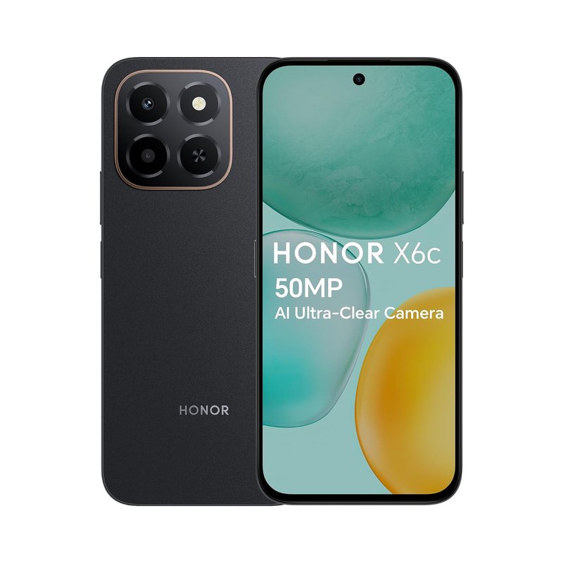 HONOR X6c MediaTek Helio G81 Ultra 6.61" 6GB RAM 128GB Storage Smartphone