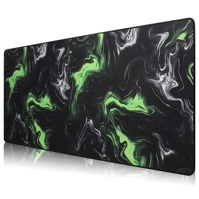 HIHUHEN Gaming Mouse Mat/Mouse Pad 890 x 400 x 4mm | XXL mouse pad | table mat/large size | improved precision and speed | rubber base for stable grip on smooth surfaces | non-slip (89x40 Heyun)
