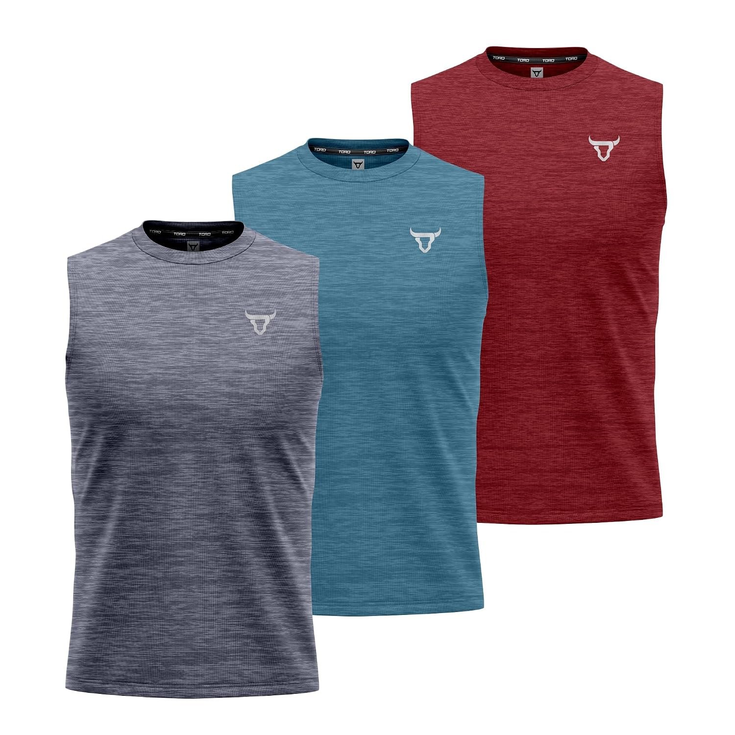 21 Pack Running Muscle Sleeveless Tank Top for Men Dry-Fit Workout Tops Shirts Training Bodybuilding Vests