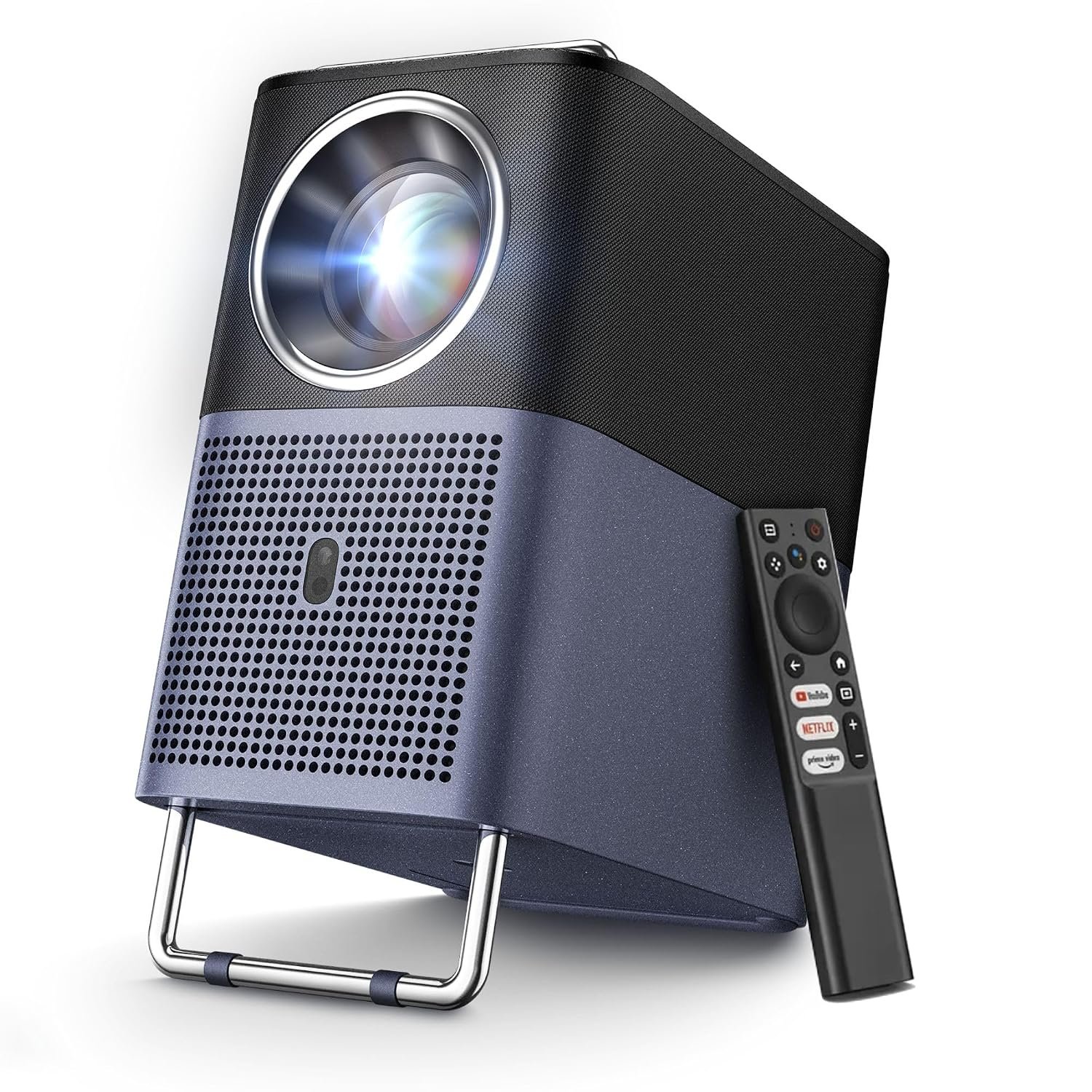TCL A1s Smart Projector 4K Support, 16W Dolby Audio, Native 1080P, Google TV & Netflix Officially Licensed, WiFi and Bluetooth, Auto Focus Keystone, Movie Projector for Home Theater with Portable Case