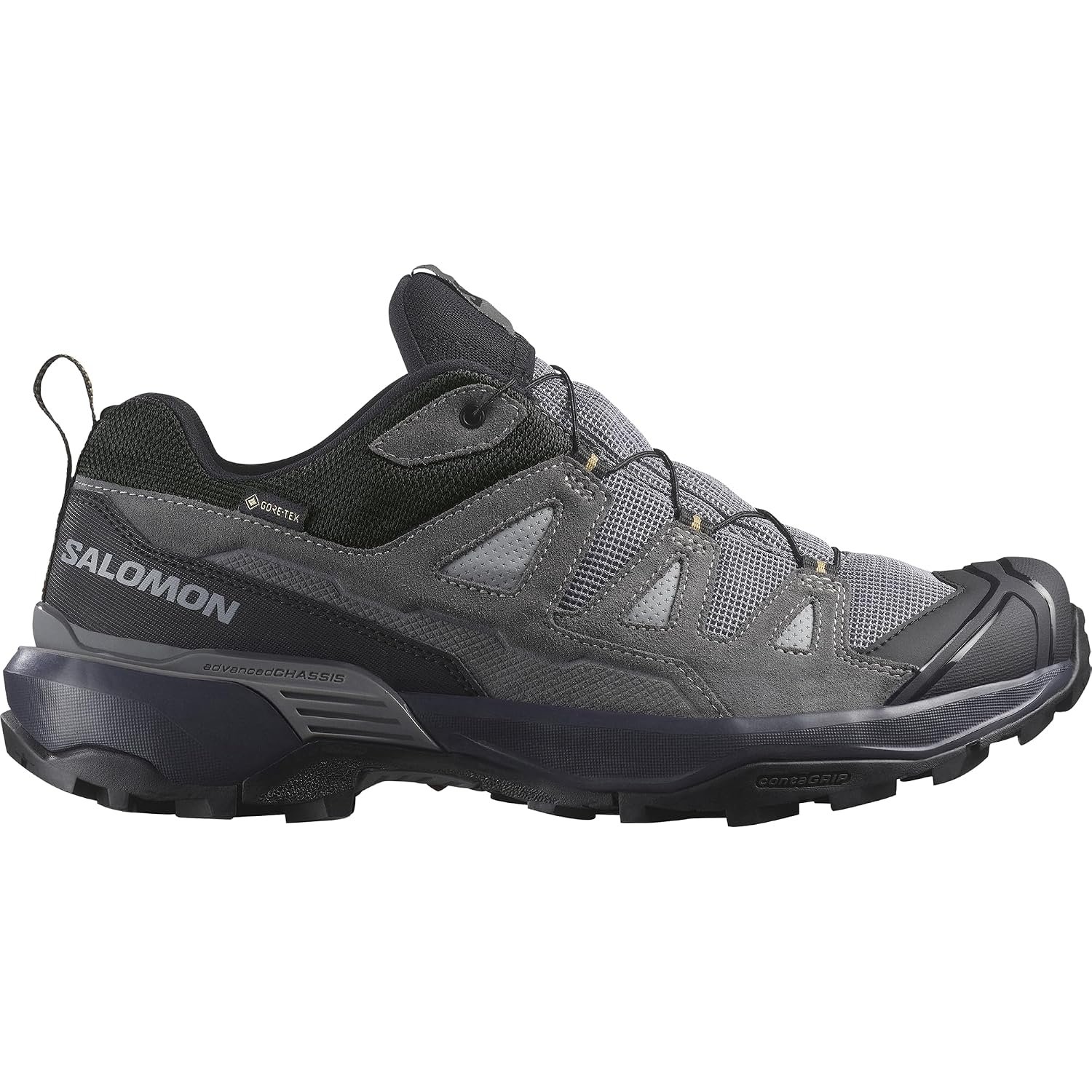 Salomon X Ultra 360 Leather Gore Tex, Men's Waterproof Hiking Shoes, with Full Lateral Stability Contagrip Grip for All Terrains