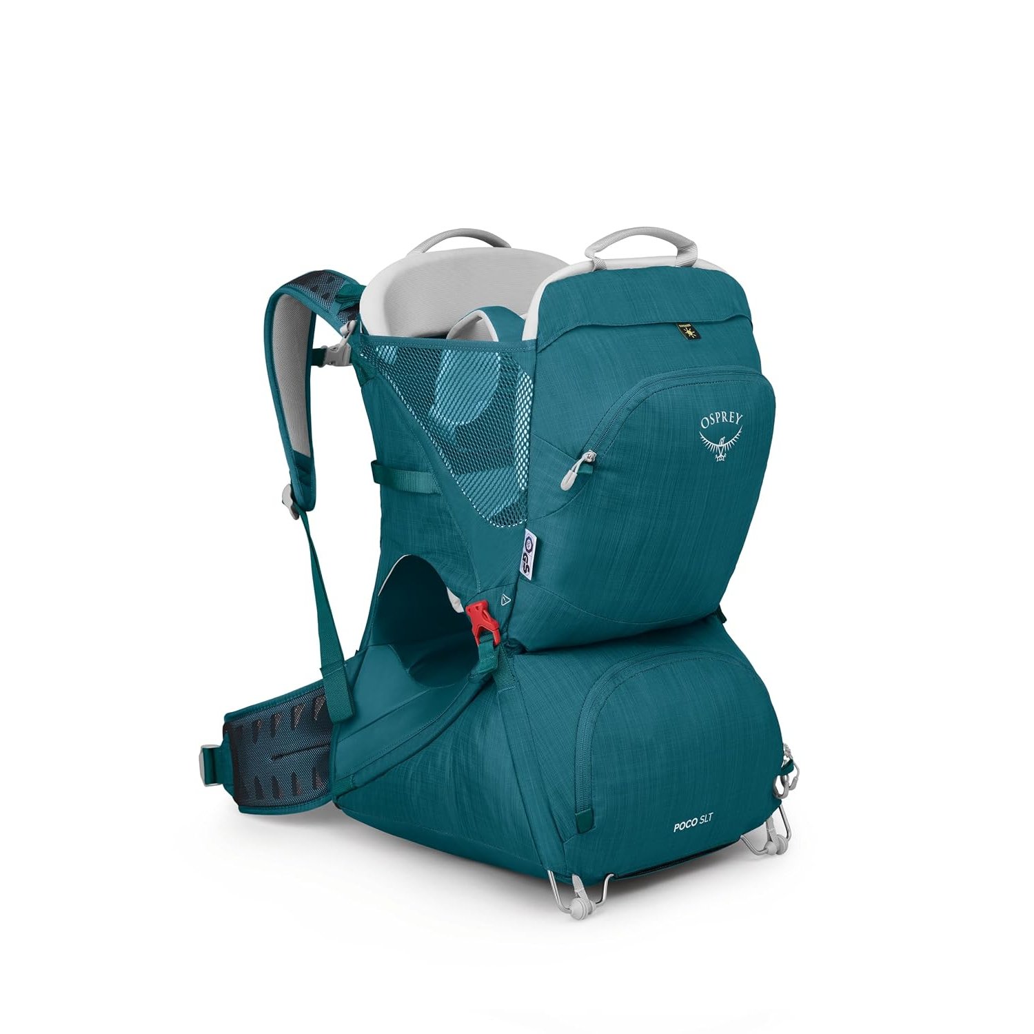 Osprey Poco Child Carriers - Deluxe Child cokpit - Buil-in Sunshade - Breathable Suspension - Adjustable Fit - Mashine Washable Drool pad - Bluesign Approved Materials