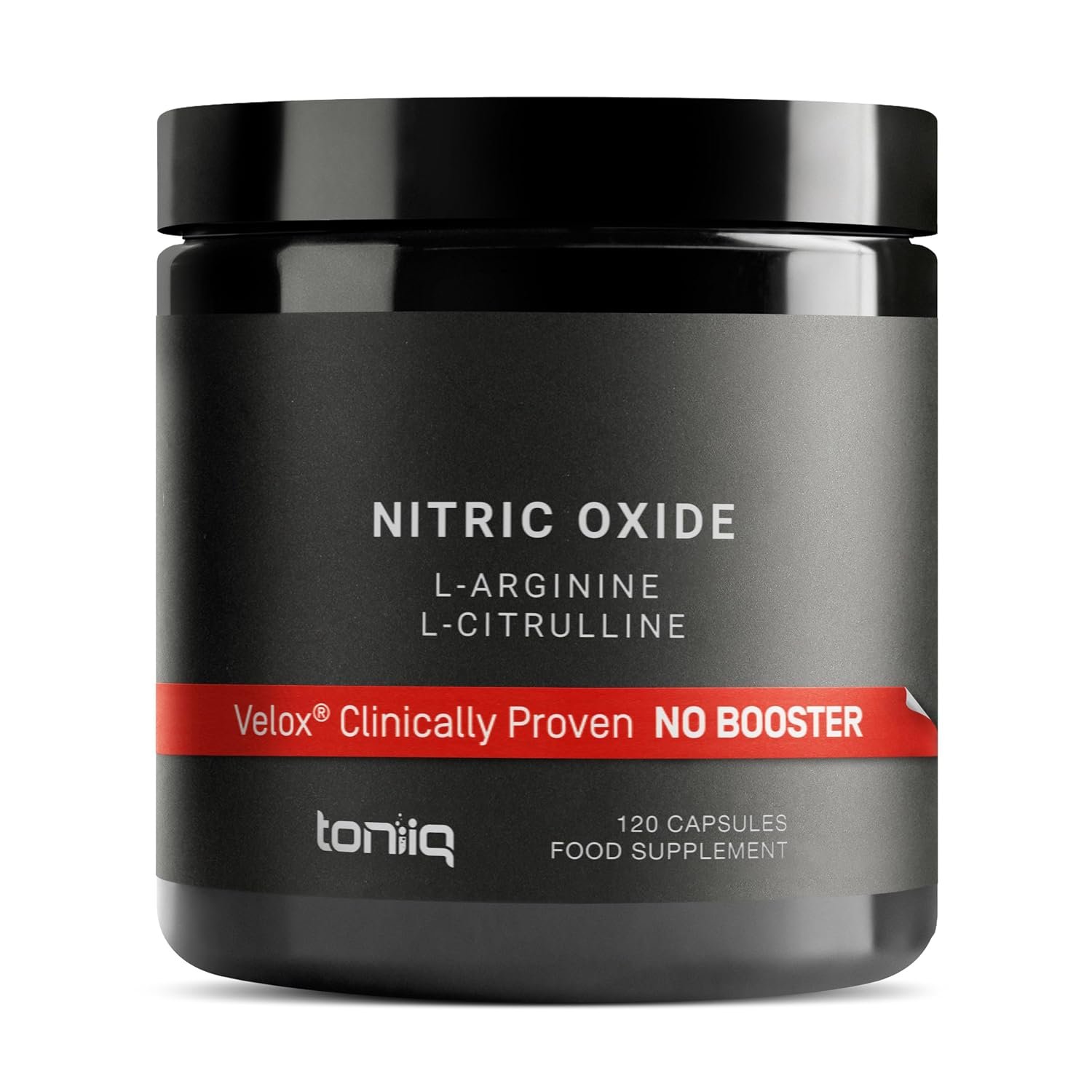 3,000mg Nitric Oxide Supplement - 99% Purified L-Arginine and L-Citrulline - Beet Root - Clinically Studied Velox Blend - Nitric Oxide Booster for Men - 120 Capsules - Toniiq