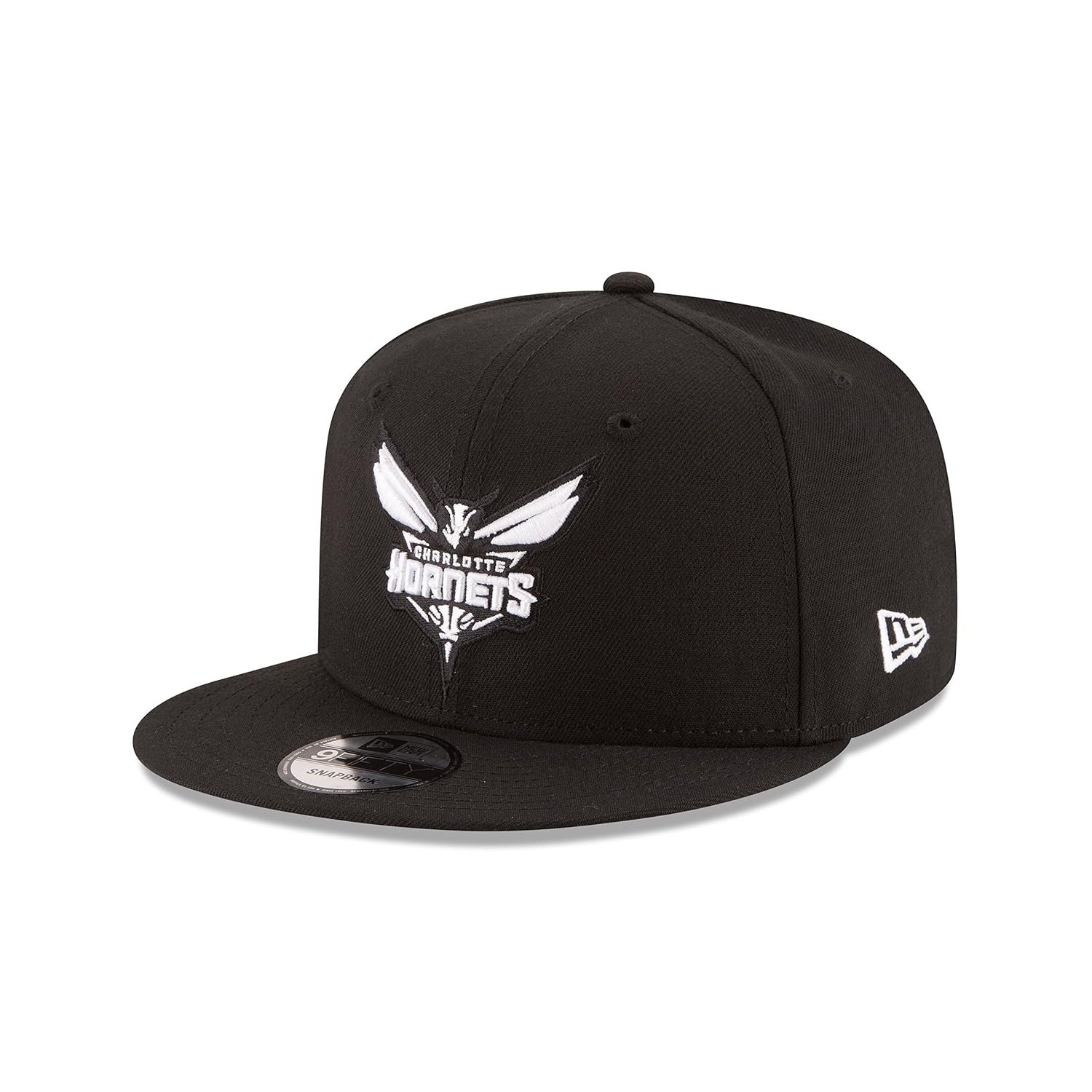 New Era NBA Charlotte Hornets Men's 9Fifty Snapback Cap, One Size, Black