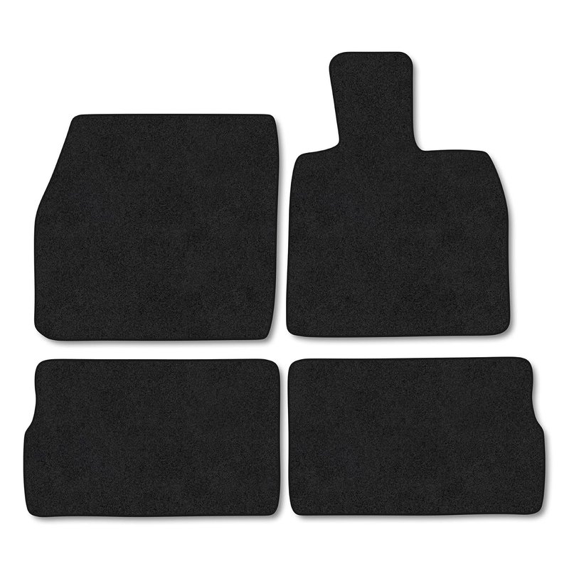 Jaecoo 5 Petrol (2025+) Car Mats Tailored Fit Carpet Floor Mats Non Slip Black Trim Full Coverage Compatible Accessory Front Rear Set Anti Slip Granulated Backing Hand-Finished Clips