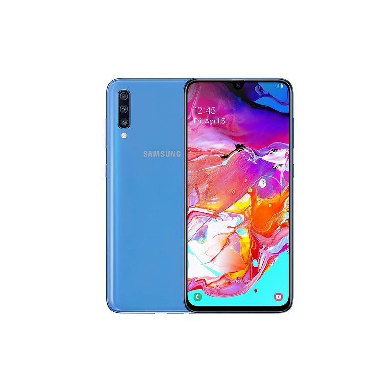 Samsung Galaxy A70 Dual-SIM 128GB 6.7-Inch FHD+ Android 9 Pie UK Version Smartphone - Blue (Renewed)