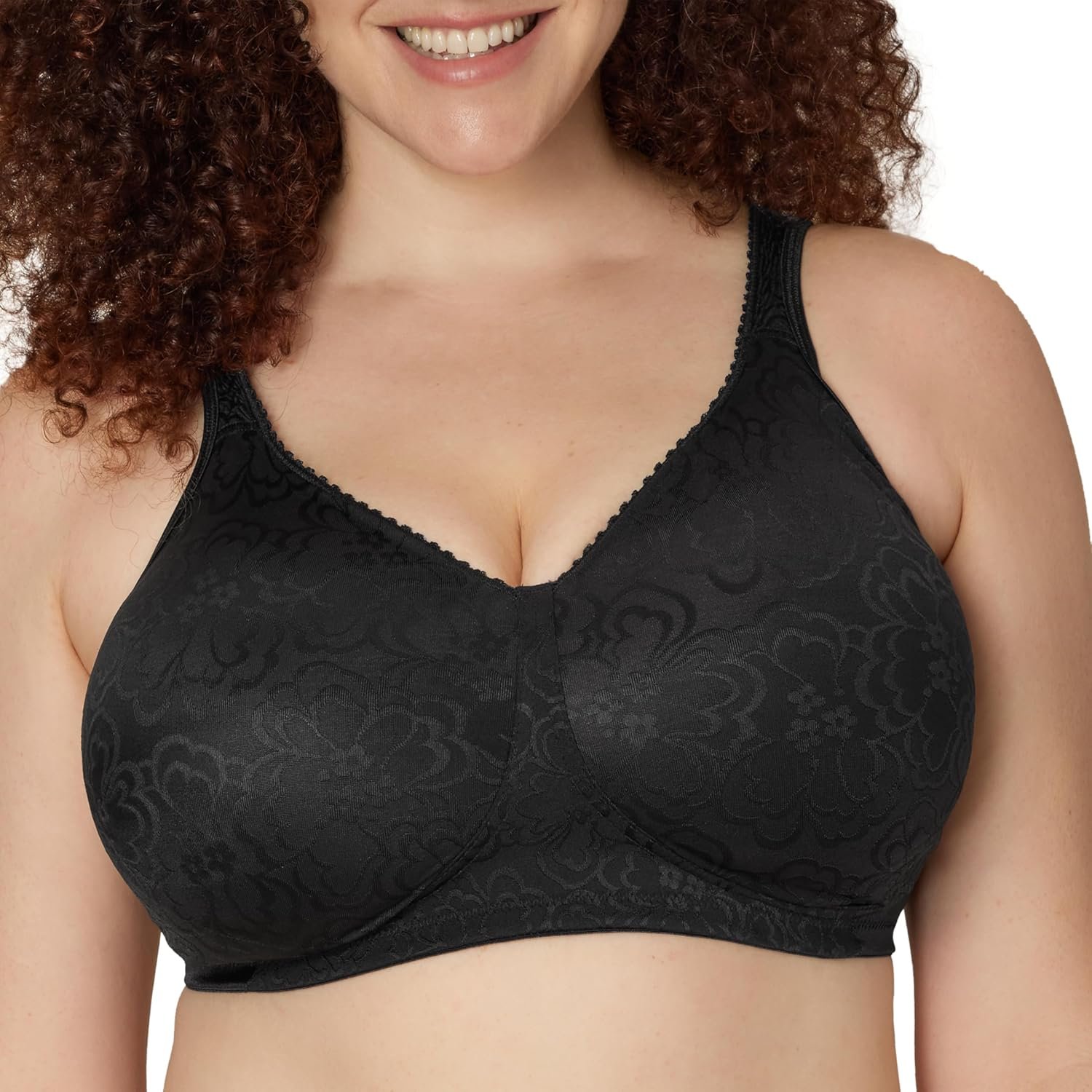 Playtex womens4745Wireless Bra Short Sleeve Full Coverage Bra - - 48DD