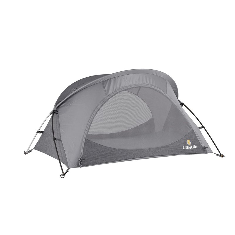 LittleLife Arc 2 Superlight Portable Compact Travel Cot with Mattress, Fitted Sheet and Hand-Luggage Sized Backpack | Weight 2.4 kg