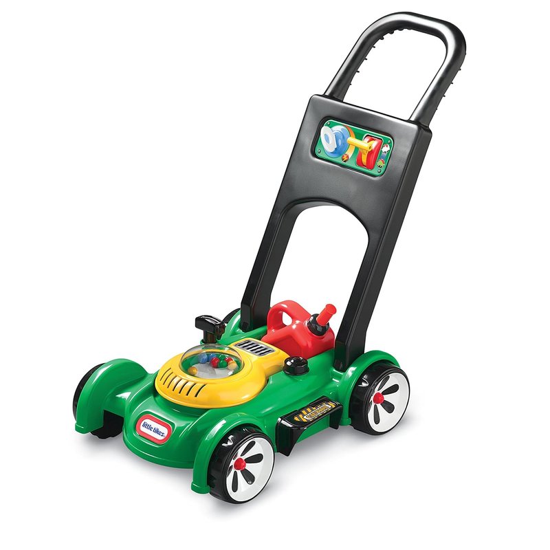 Little Tikes Gas 'n Go Mower - Realistic Lawn Mower for Outdoor Garden Play with Mechanical Sounds, Movable Throttle & Petrol Can. For Ages 18 Months+,Multi-colored,53.34 x 28.58 x 52.07 cm