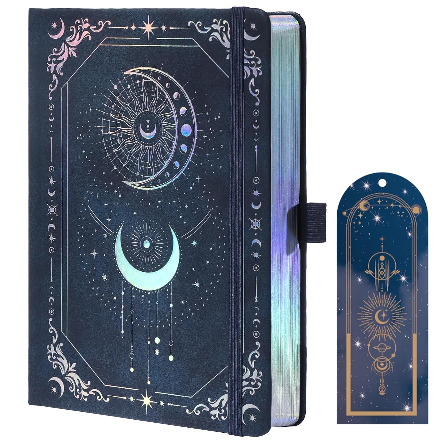 TIEFOSSI Lined Journal for Women Men, Vintage Notebooks with Bookmarks, Hardcover A5 College Ruled Notebook 316 Numbered Pages for Writing, Daily Journal for Work School, Note Taking