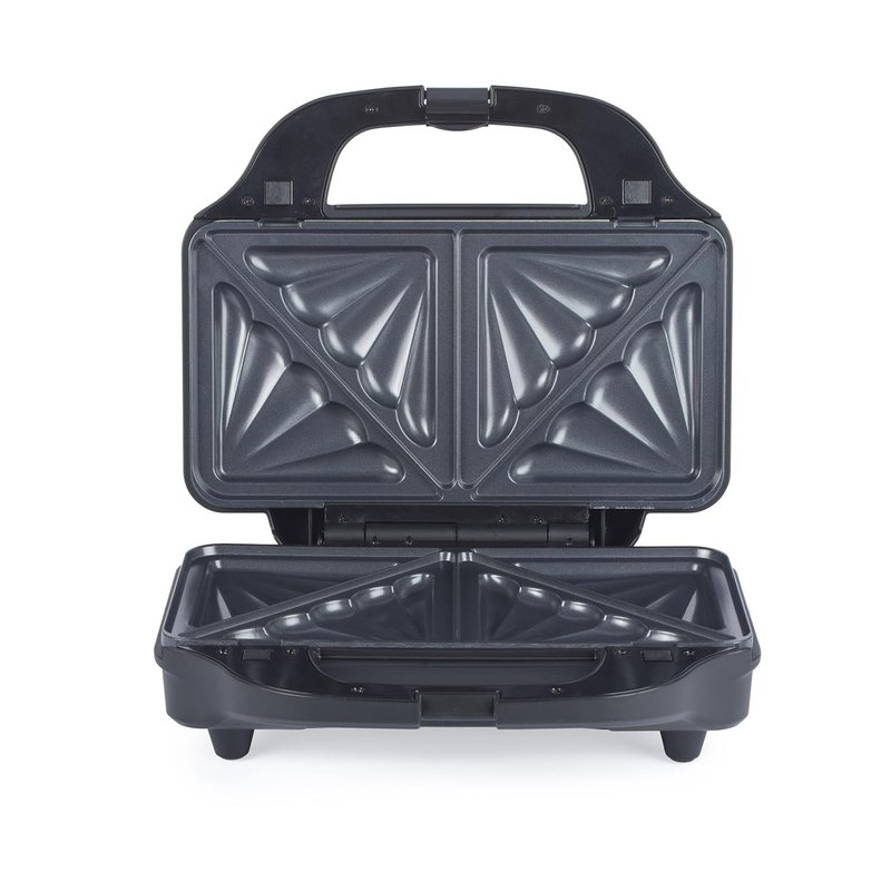 Salter Sandwich Toaster, Non Stick Removable Plates, Deep Fill Cheese Toastie Maker, Cook 2 Toasted Sandwiches Together, 4 Slice Sandwich Press, Automatic Temperature Control, Cool Touch Handle, 900W