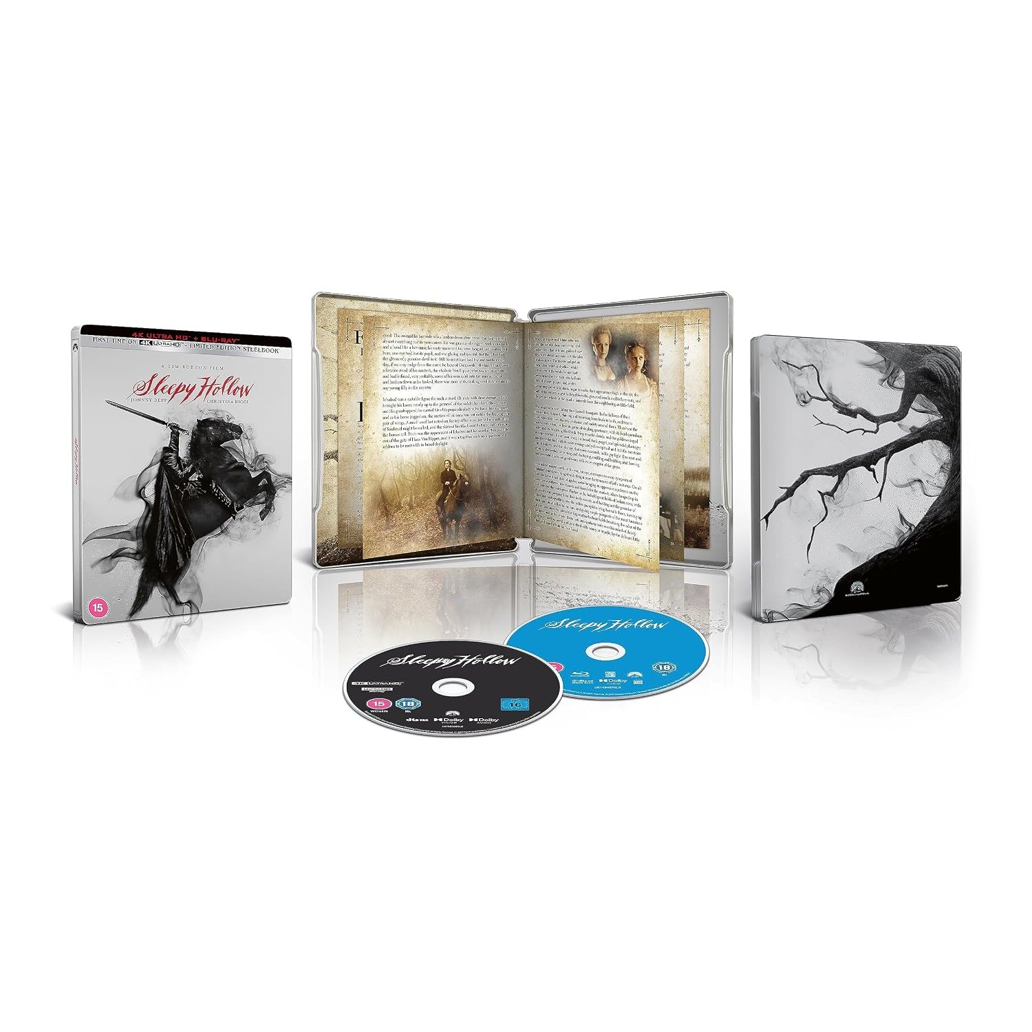 Sleepy Hollow 4K UHD + Blu-ray Fabelo SteelBook
