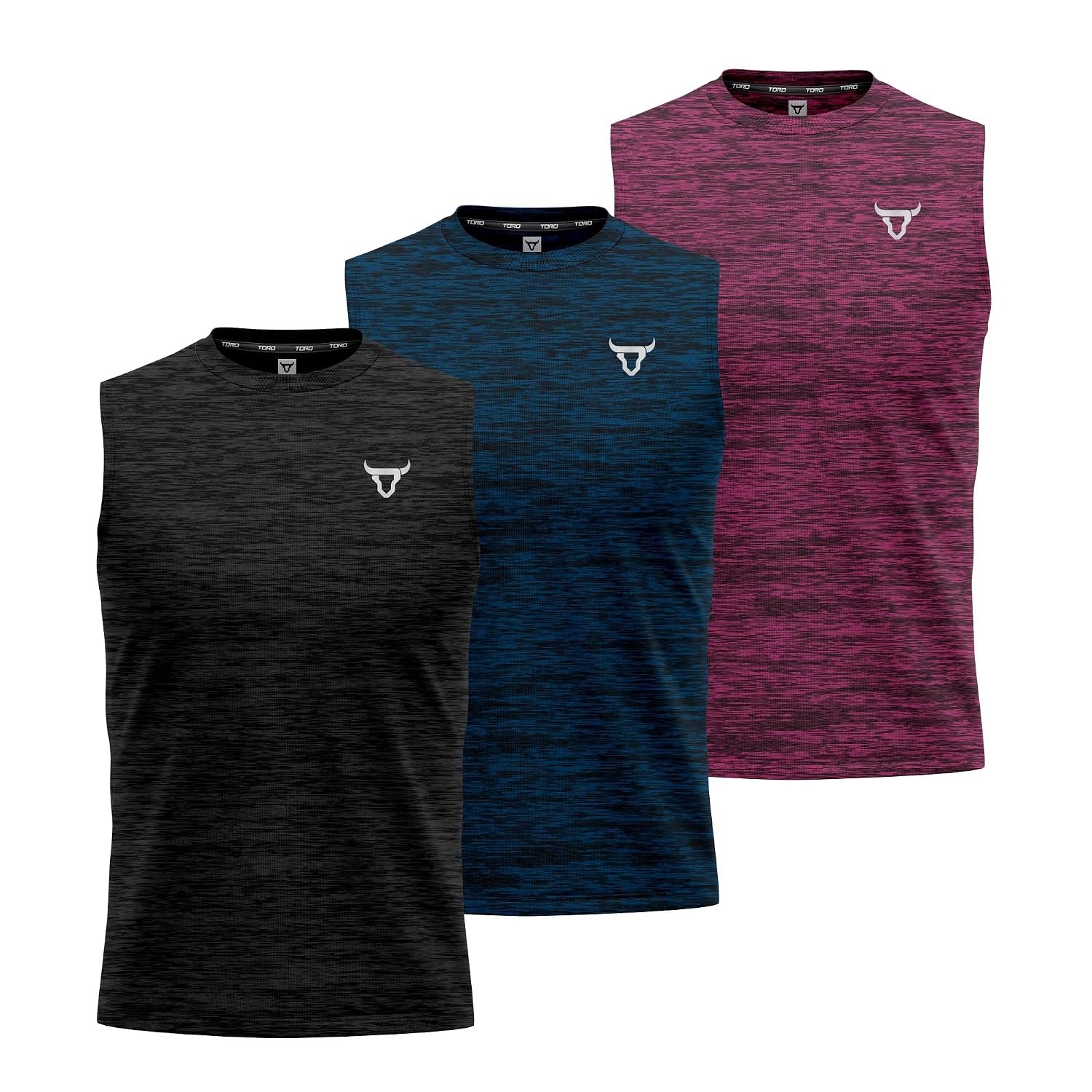 7 Pack Running Muscle Sleeveless Tank Top for Men Dry-Fit Workout Tops Shirts Training Bodybuilding Vests