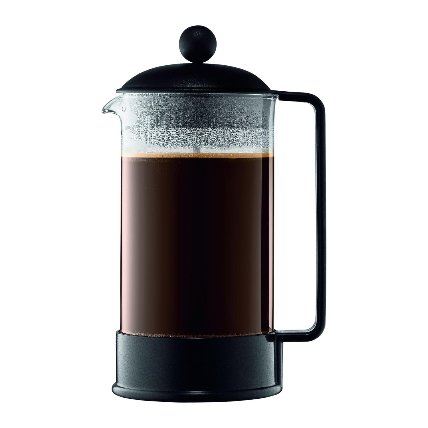 Bodum Brazil French Press Coffee Maker, 34 Ounce, 1 Liter, (8 Cup), Black