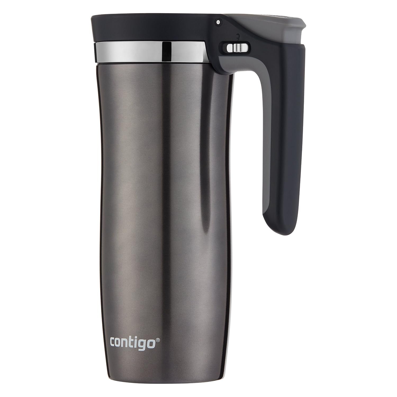 Contigo 16oz Stainless Steel Travel Mug with Handle and Easy Clean Lid