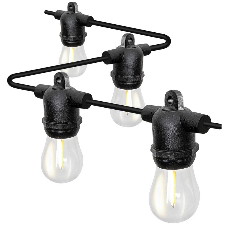 Luceco Exterior 12V Low Voltage Festoon 5M 2700K Extension Pack - 10 Bulbs