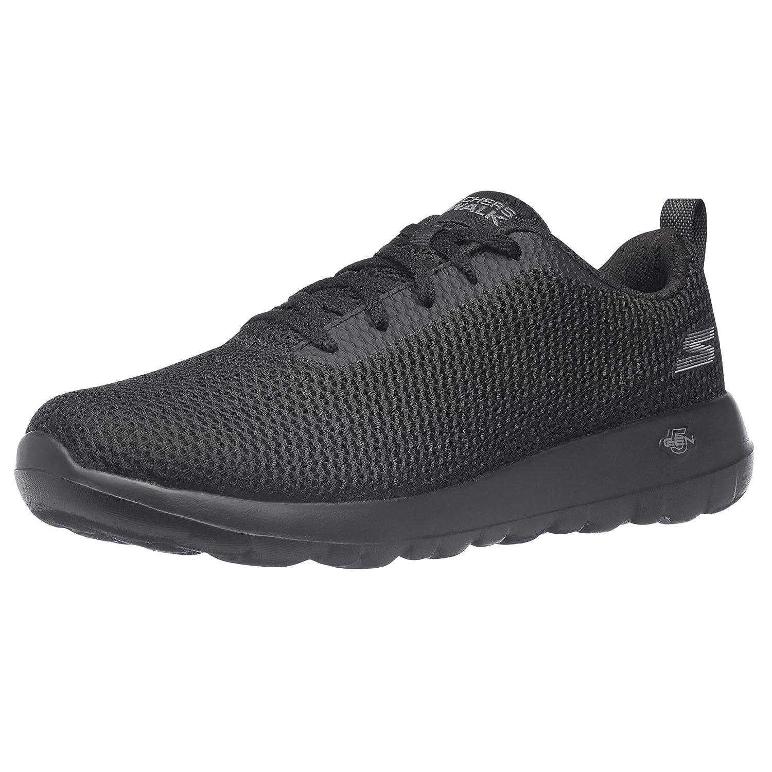 Skechers Men's Go Walk Max - Effort Walking Shoes, Black/Black, 9.5 Wide