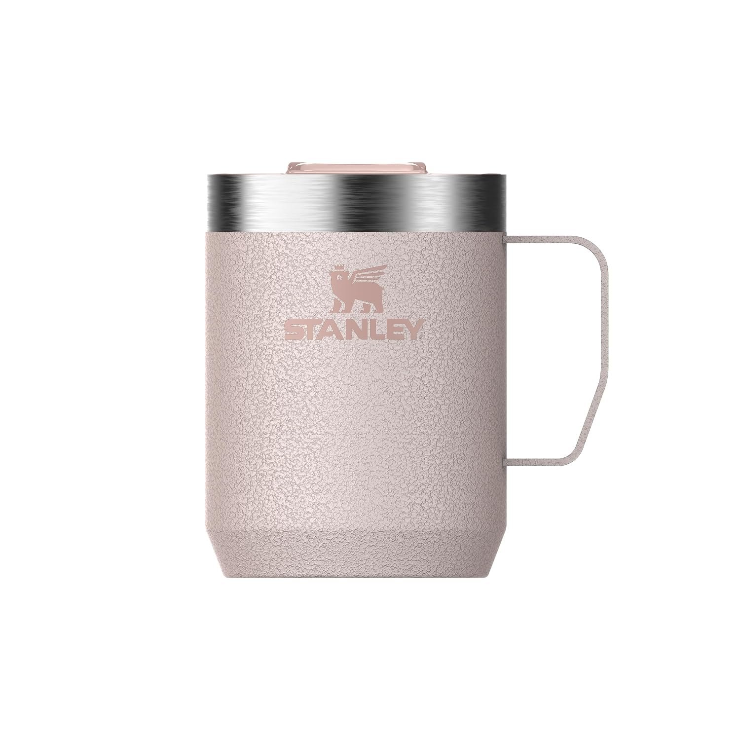 STANLEY 1913 Classic Legendary Camp Travel Mug 0.23L - Keeps Hot for 1 Hour - 2 Hours Cold - Dishwasher Safe - Stainless Steel Coffee Cup - BPA-Free - Rose Quartz