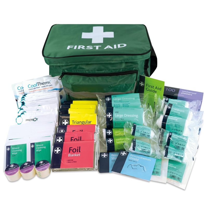 LEWIS-PLAST 224 Pieces All Purpose Large First Aid Kit Haversack - Compact Design for Convenient Storage, Ideal for Home, Office and Sports - Home Medical Kit - Complete First Aid Kit